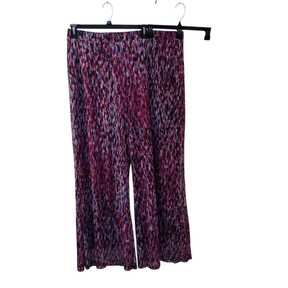 Antthony Originals: 2pc Pull on Mesh Knit Pant Set, Size 2X, Burgundy, Black - Picture 7 of 11